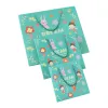 Green cartoon rabbit child Bear DREAM gift bag with green rope handle Item Picture